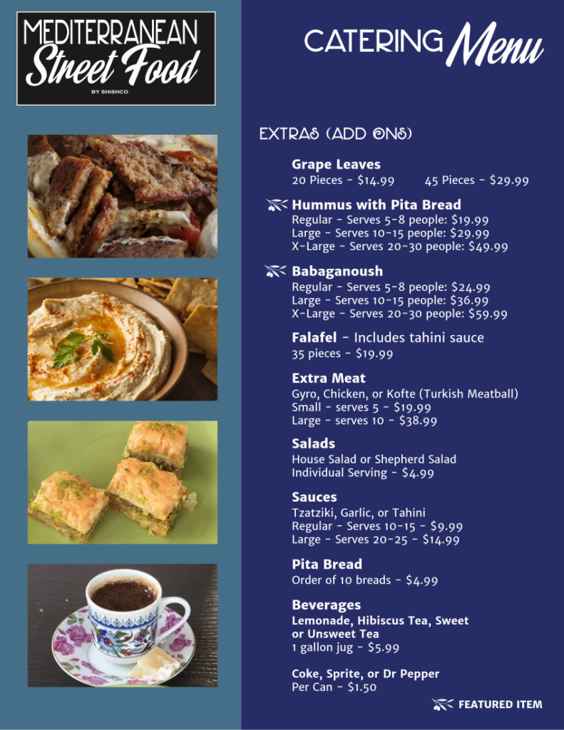 catering-extras | Mediterranean Street Food