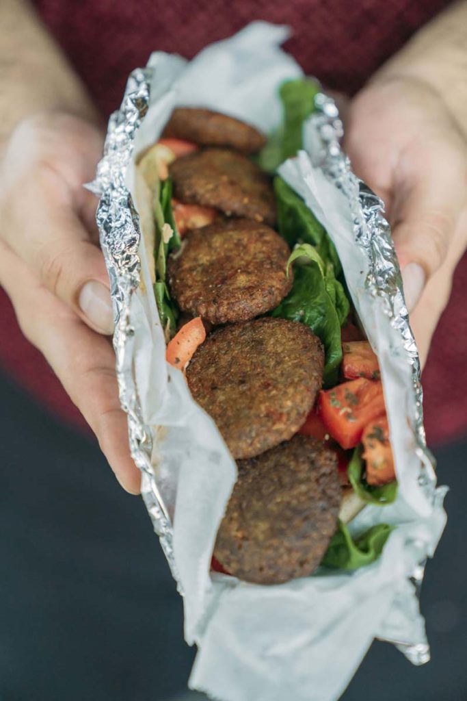 Falafel Pita Mediterranean Street Food
